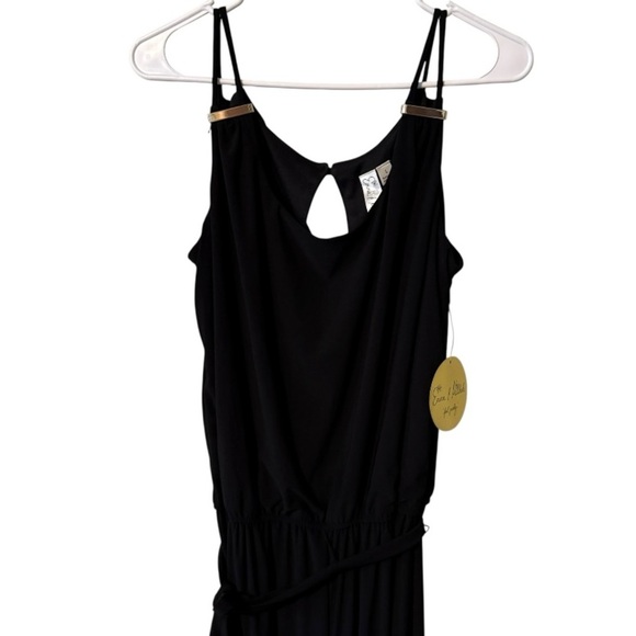 Emma & Michele Sleeveless Double Strap Jumpsuit - Picture 8 of 13